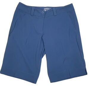 NIKE Dri Fit blue golf Bermuda shorts size 8